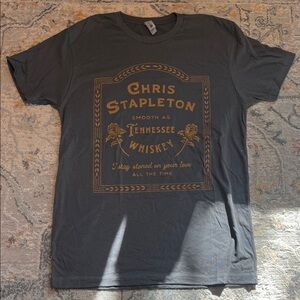 Chris Stapleton Gray Graphic T-Shirt